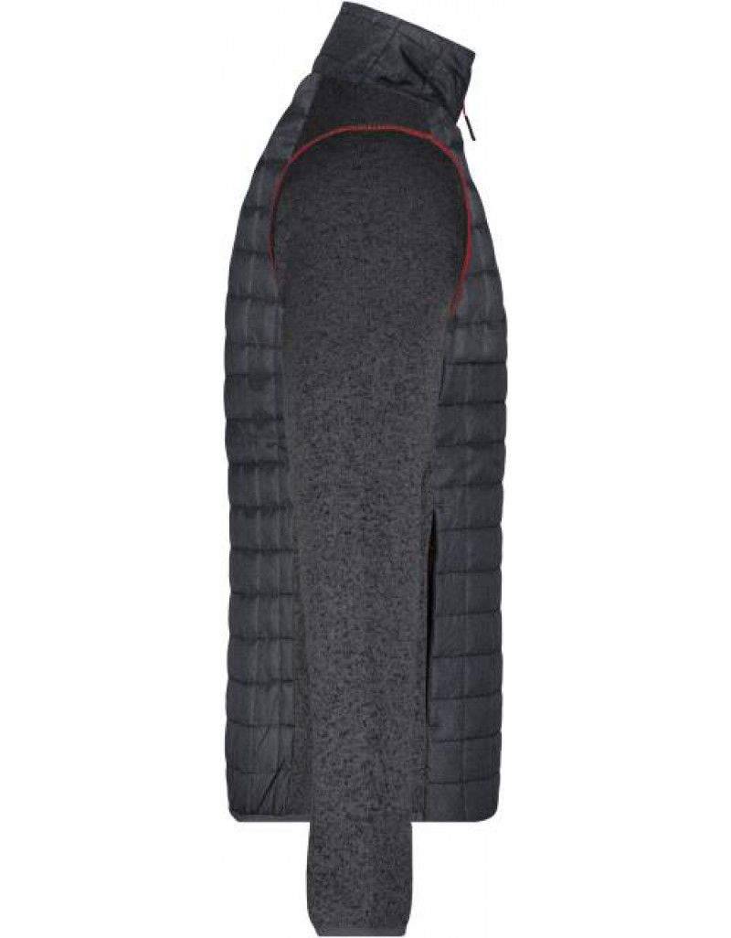 Jachetă hibridă tricotată fara gluga pentru bărbați